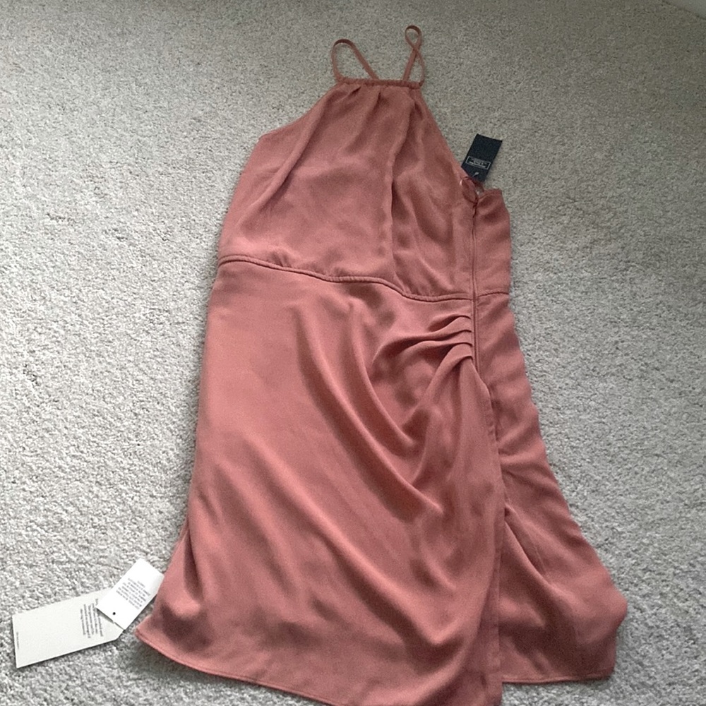 Abercrombie coral dress. Size small. New with tags